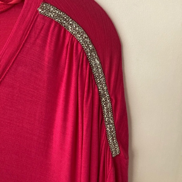 Jennifer Lopez Pink Long Sleeves Top Small/Medium BNWT - Picture 2 of 9